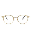 Dunhill Unisex Round/Oval Gold Gold Transparent Fashion Designer Eyewear