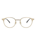 Dunhill Unisex Round/Oval Gold Gold Transparent Fashion Designer Eyewear