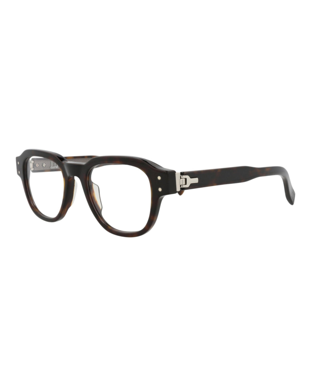 Dunhill Mens Round/Oval Havana Havana Transparent Fashion Designer Eyewear