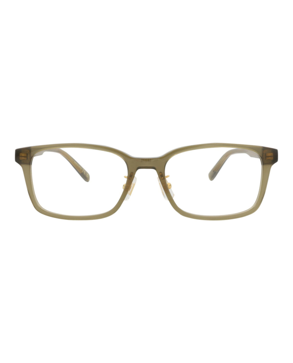 Dunhill Mens Square/Rectangle Brown Brown Transparent Fashion Designer Eyewear