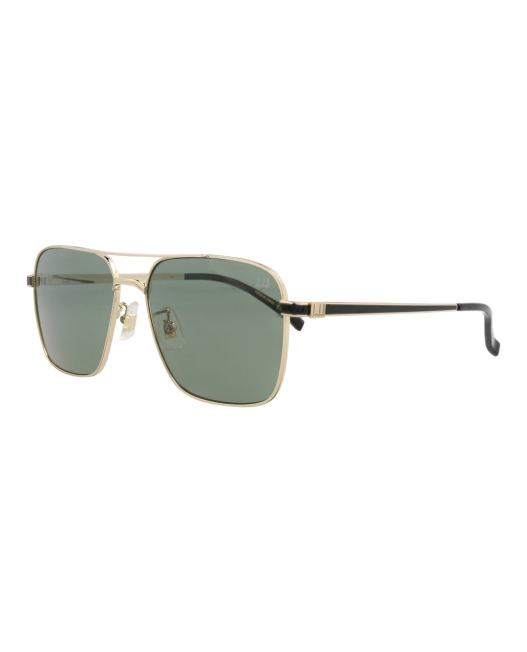 Dunhill Mens Aviator Gold Gold Green Fashion Designer Eyewear