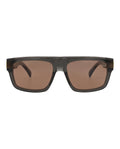 Dunhill Mens Square/Rectangle Grey Grey Brown Fashion Designer Eyewear