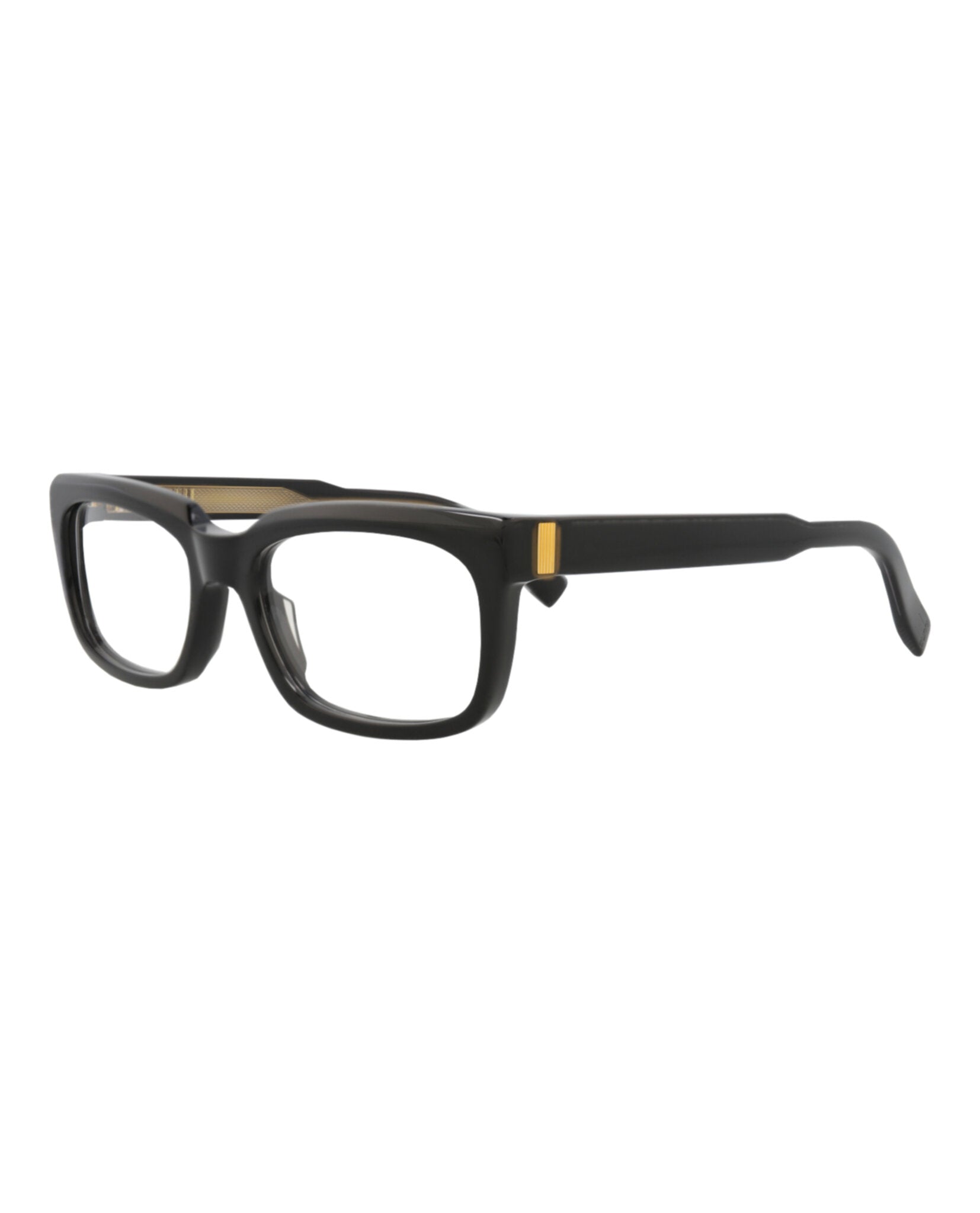 Dunhill Mens Square/Rectangle Black Black Transparent Fashion Designer Eyewear