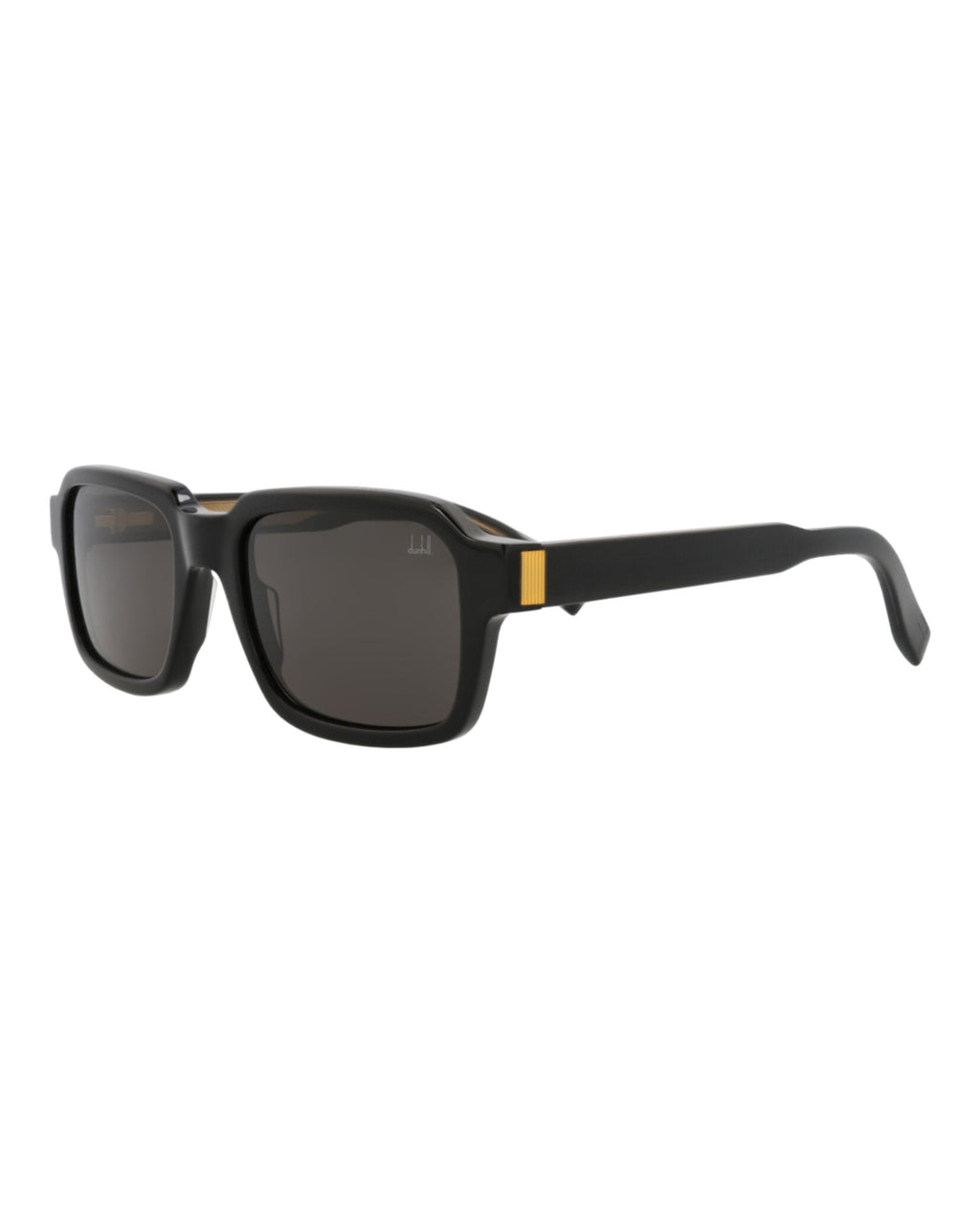 Dunhill Mens Square/Rectangle Black Black Grey Fashion Designer Eyewear
