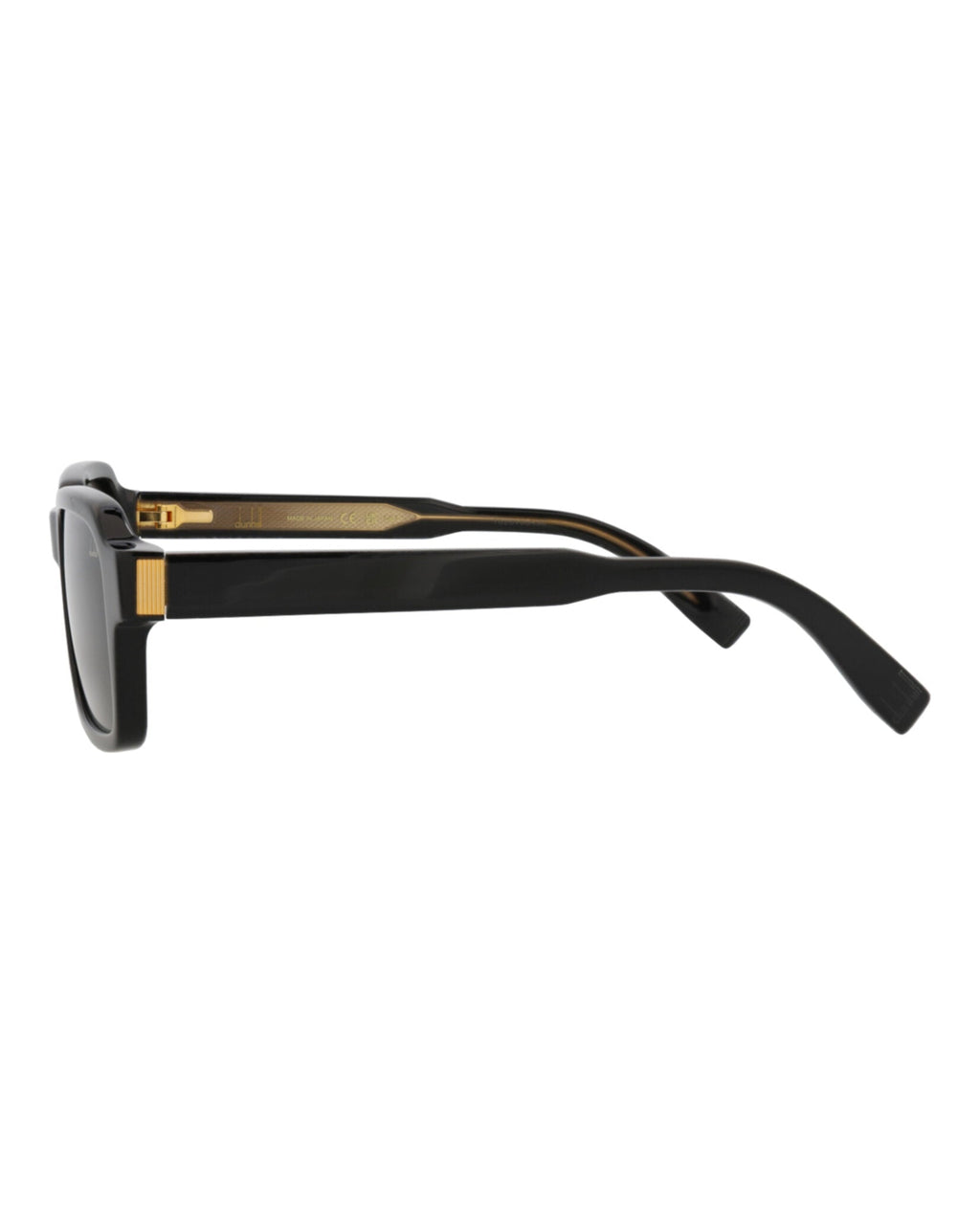 Dunhill Mens Square/Rectangle Black Black Grey Fashion Designer Eyewear