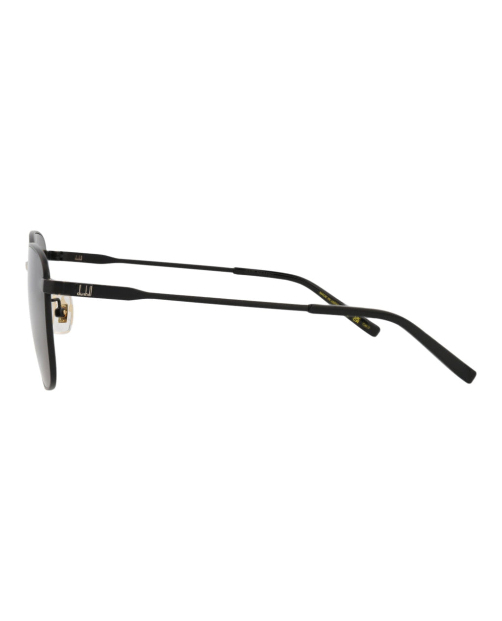 Dunhill Mens Square/Rectangle Black Black Grey Fashion Designer Eyewear