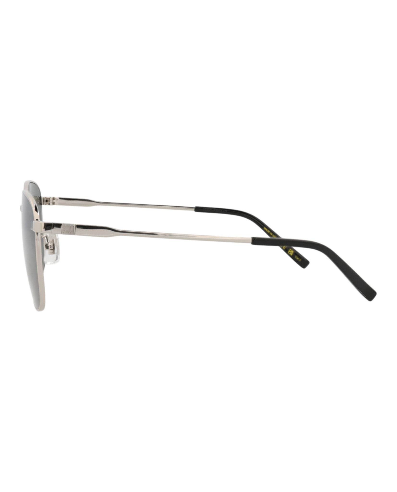 Dunhill Mens Square/Rectangle Silver Silver Grey Fashion Designer Eyewear