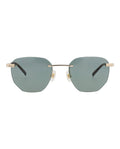 Dunhill Mens Round/Oval Gold Gold Green Fashion Designer Eyewear