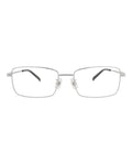 Dunhill Mens Square/Rectangle Silver Silver Transparent Fashion Designer Eyewear