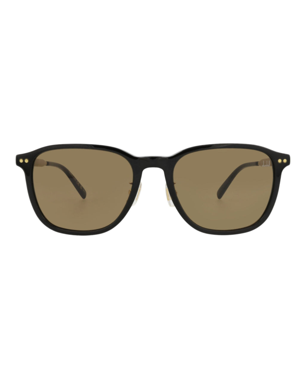 Dunhill Mens Round/Oval Black Gold Brown Fashion Designer Eyewear