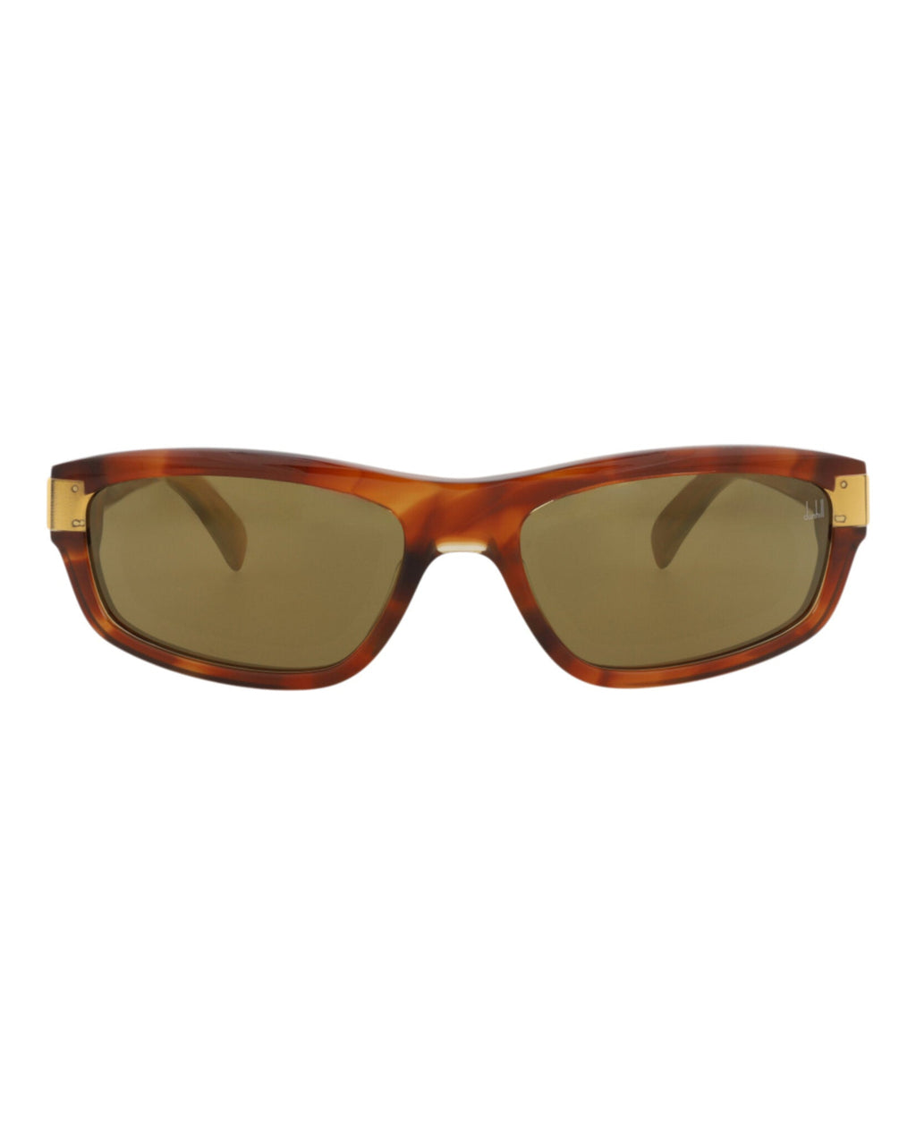 Dunhill Mens Square/Rectangle Havana Havana Bronze Fashion Designer Eyewear