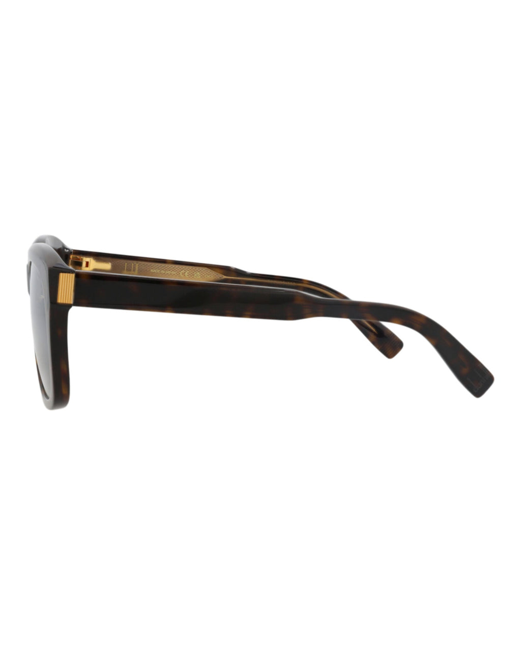 Dunhill Unisex Square/Rectangle Havana Havana Silver Fashion Designer Eyewear