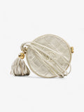 Chanel Round Logo Bag Gold Leather Mini