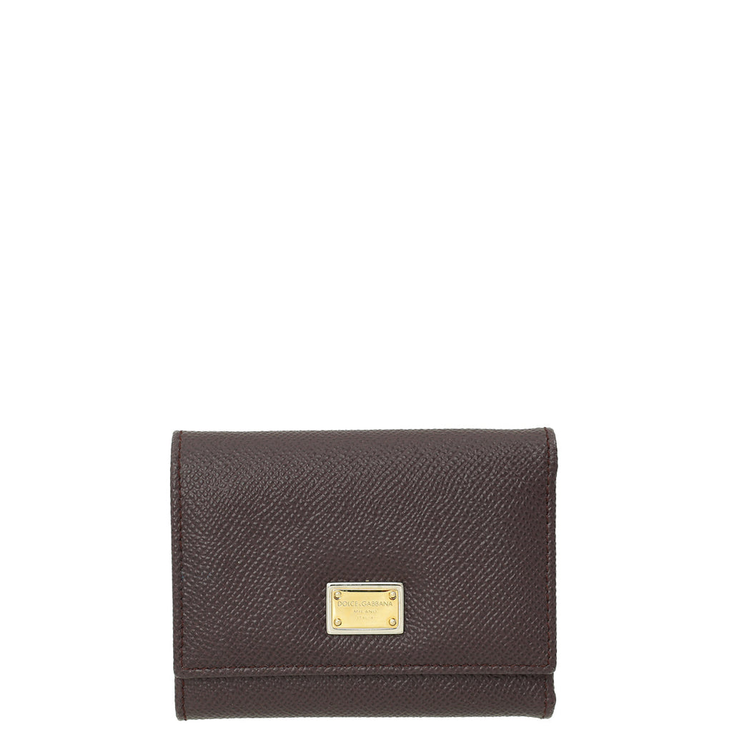 Dolce & Gabbana Dauphine French Flap Wallet