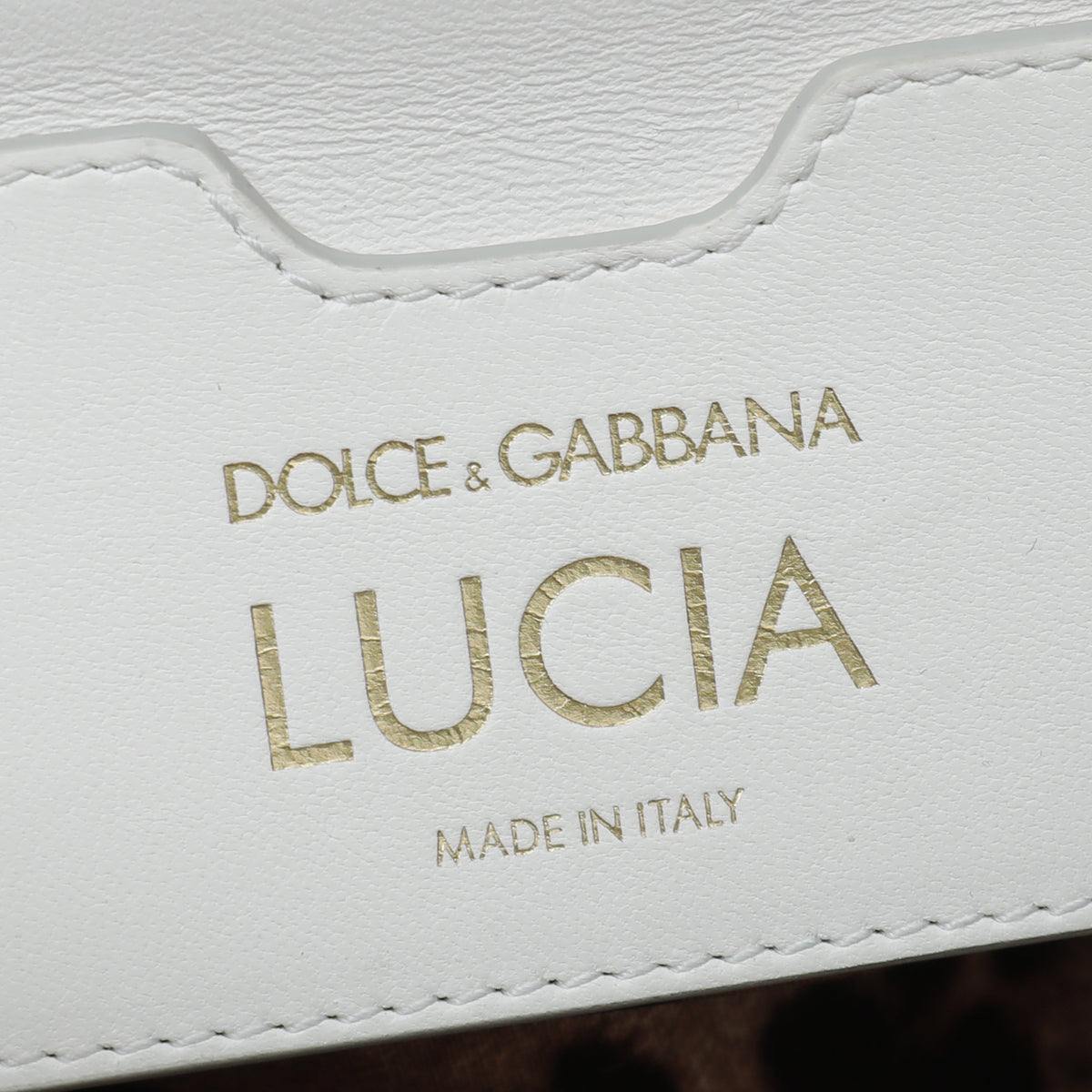 Dolce & Gabbana White Lucia Quilted Studs Embellished Medium Bag