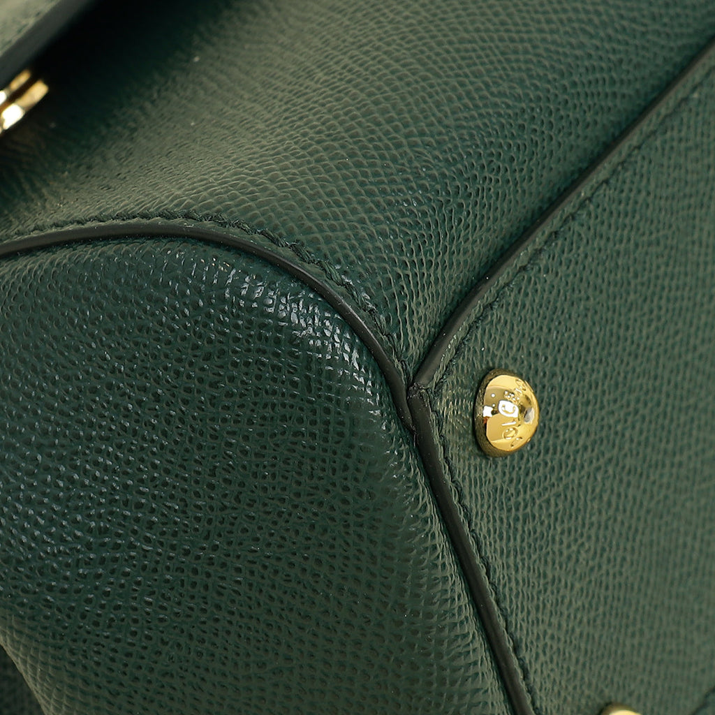 Dolce & Gabbana Green Sicily Medium Bag