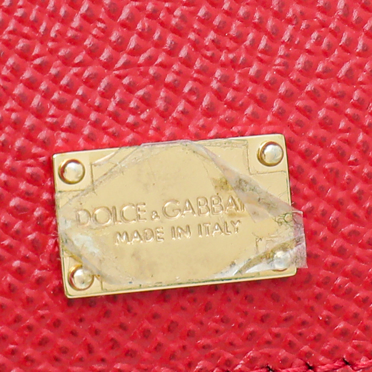 Dolce & Gabbana Red Sicily Medium Bag