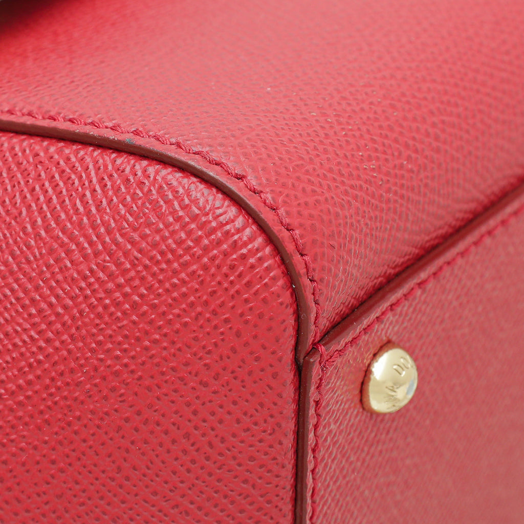 Dolce & Gabbana Red Sicily Medium Bag