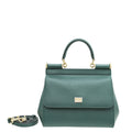 Dolce & Gabbana Emerald Green Sicily Small Bag