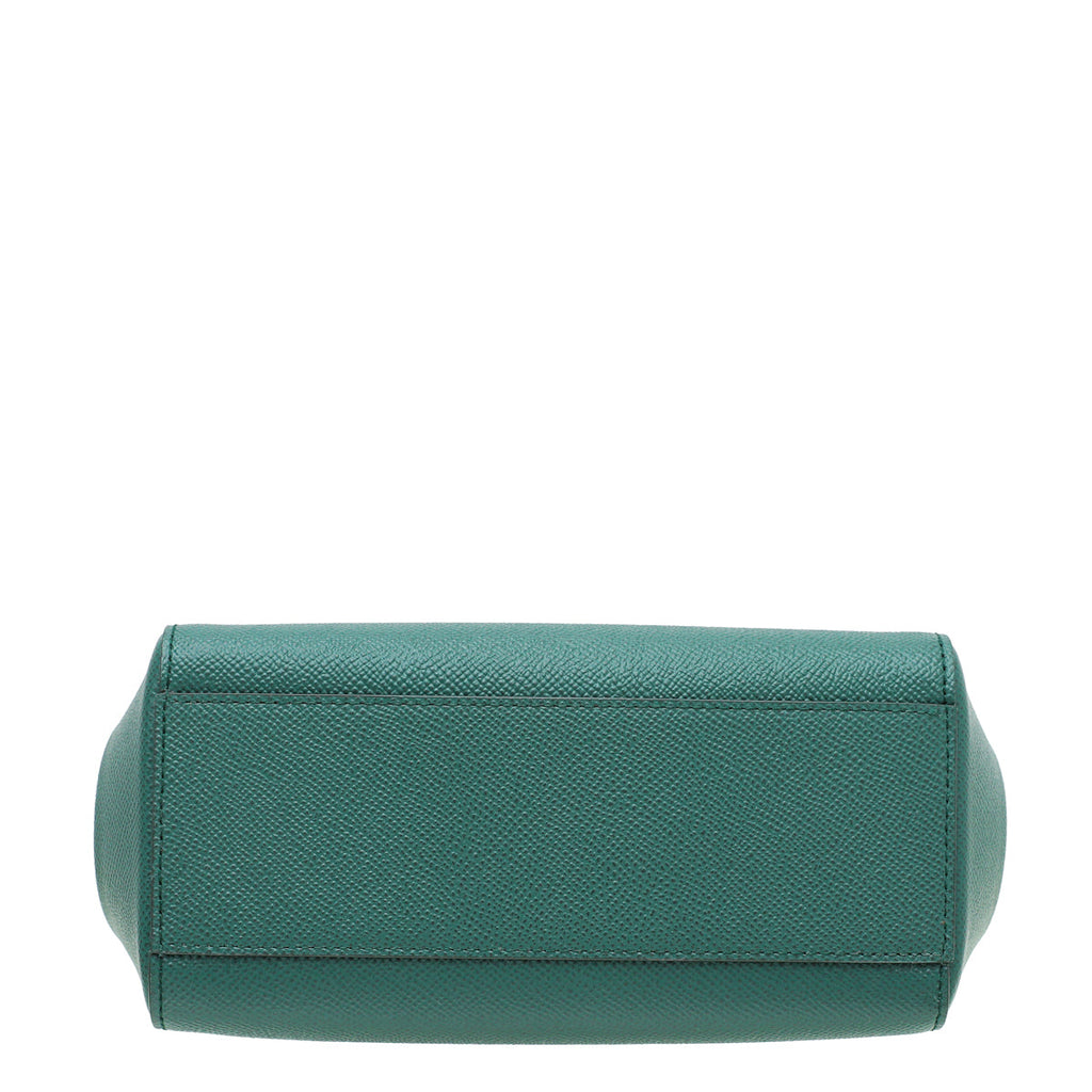 Dolce & Gabbana Emerald Green Sicily Small Bag