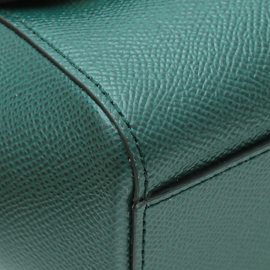 Dolce & Gabbana Emerald Green Sicily Small Bag