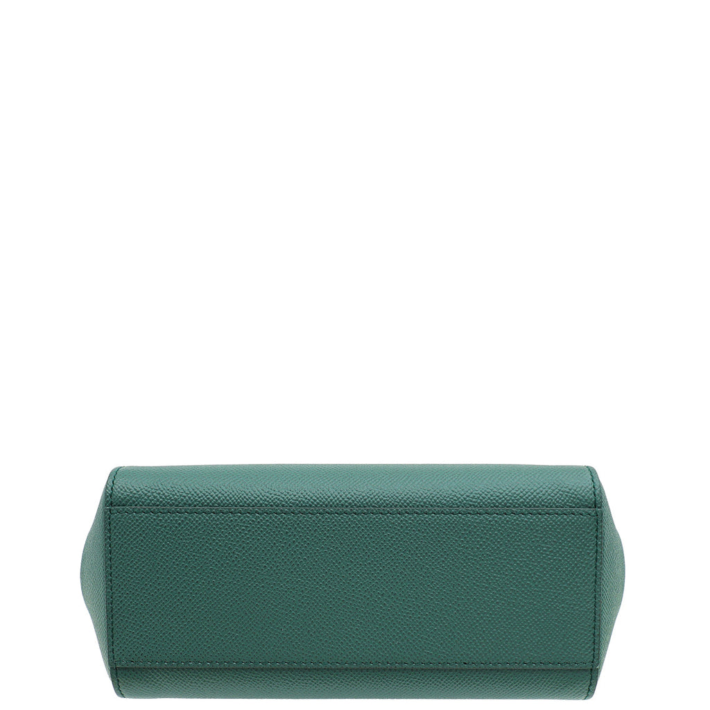 Dolce & Gabbana Dark Green Dauphine Sicily Small Bag
