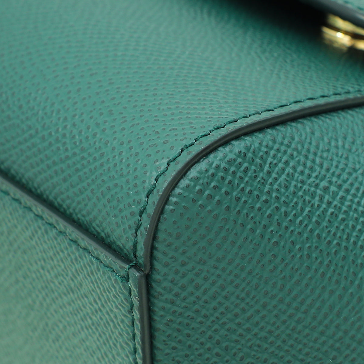 Dolce & Gabbana Dark Green Dauphine Sicily Small Bag