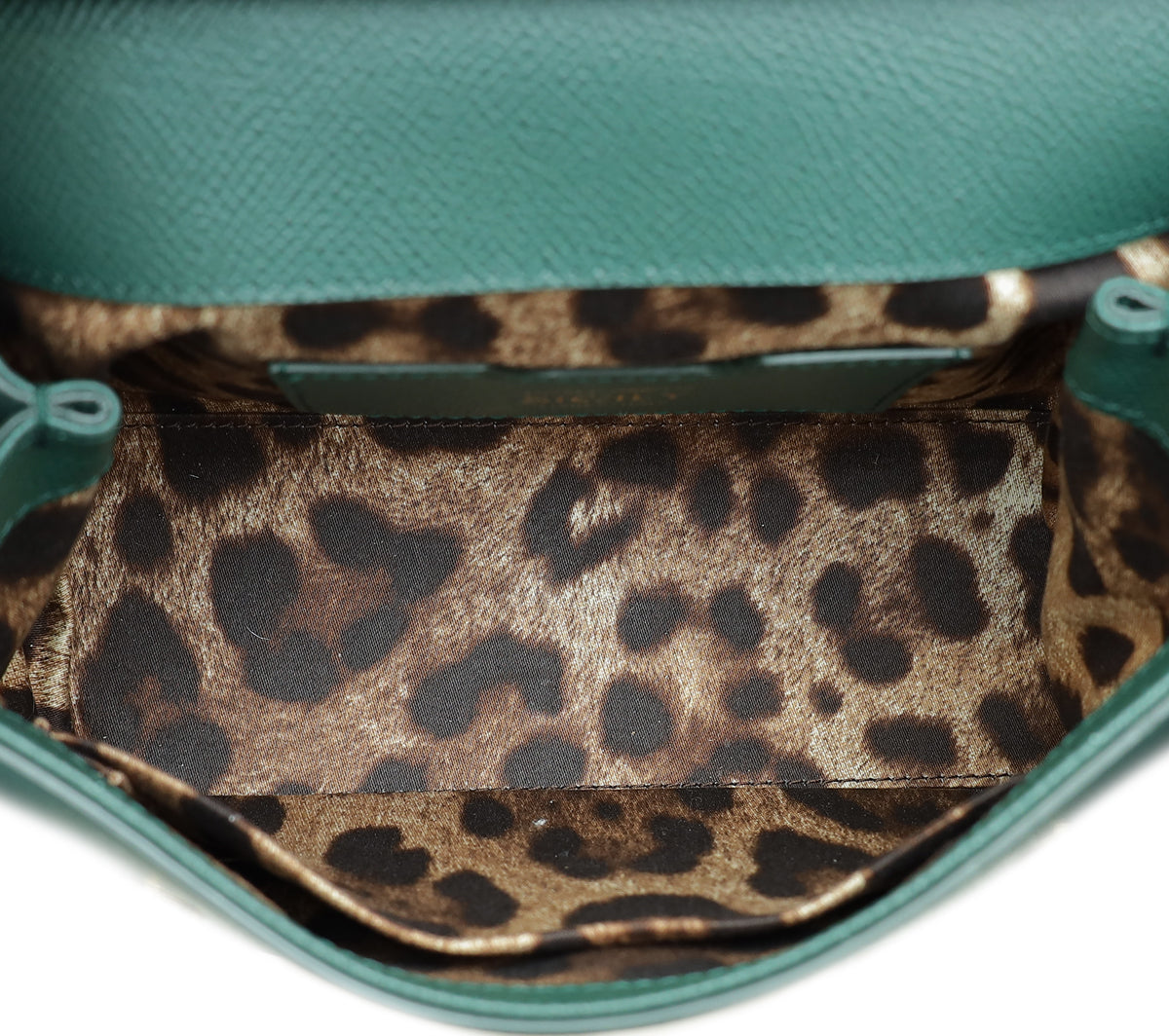 Dolce & Gabbana Dark Green Dauphine Sicily Small Bag