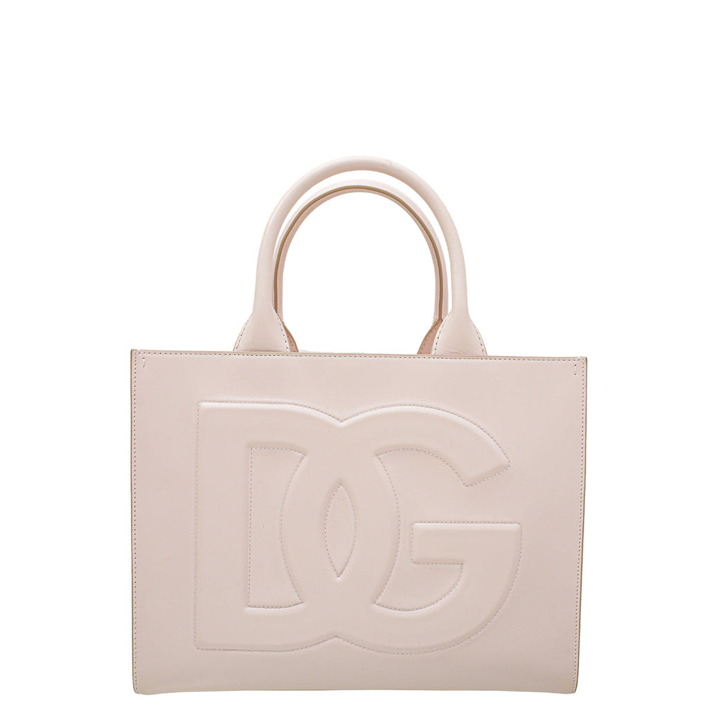 Dolce & Gabbana Light Pink DG Daily Shopper Small Bag