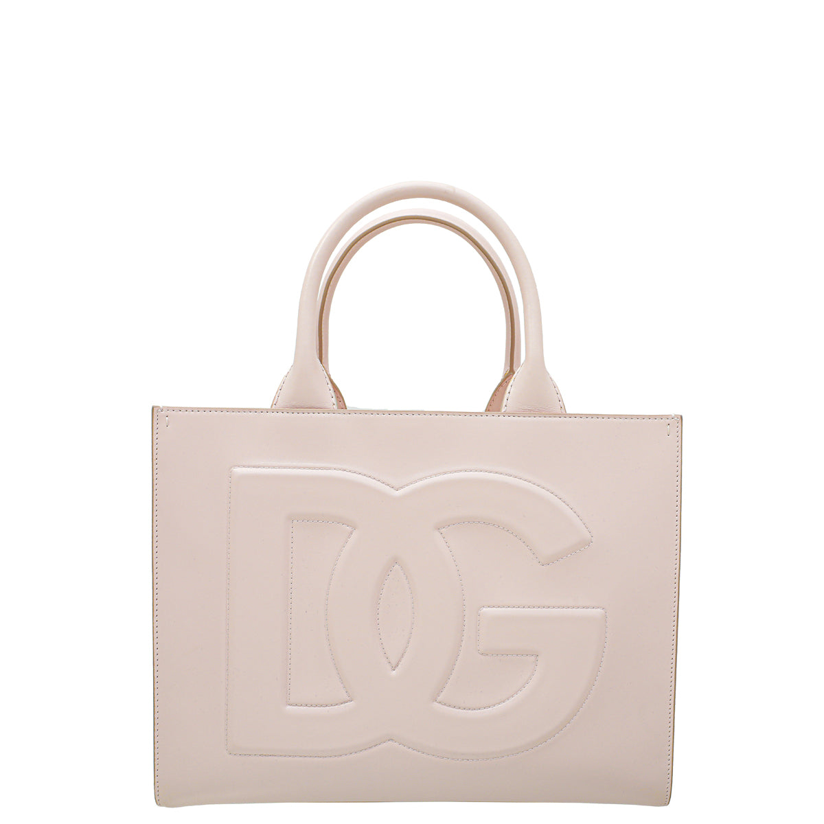 Dolce & Gabbana Light Pink DG Daily Shopper Small Bag