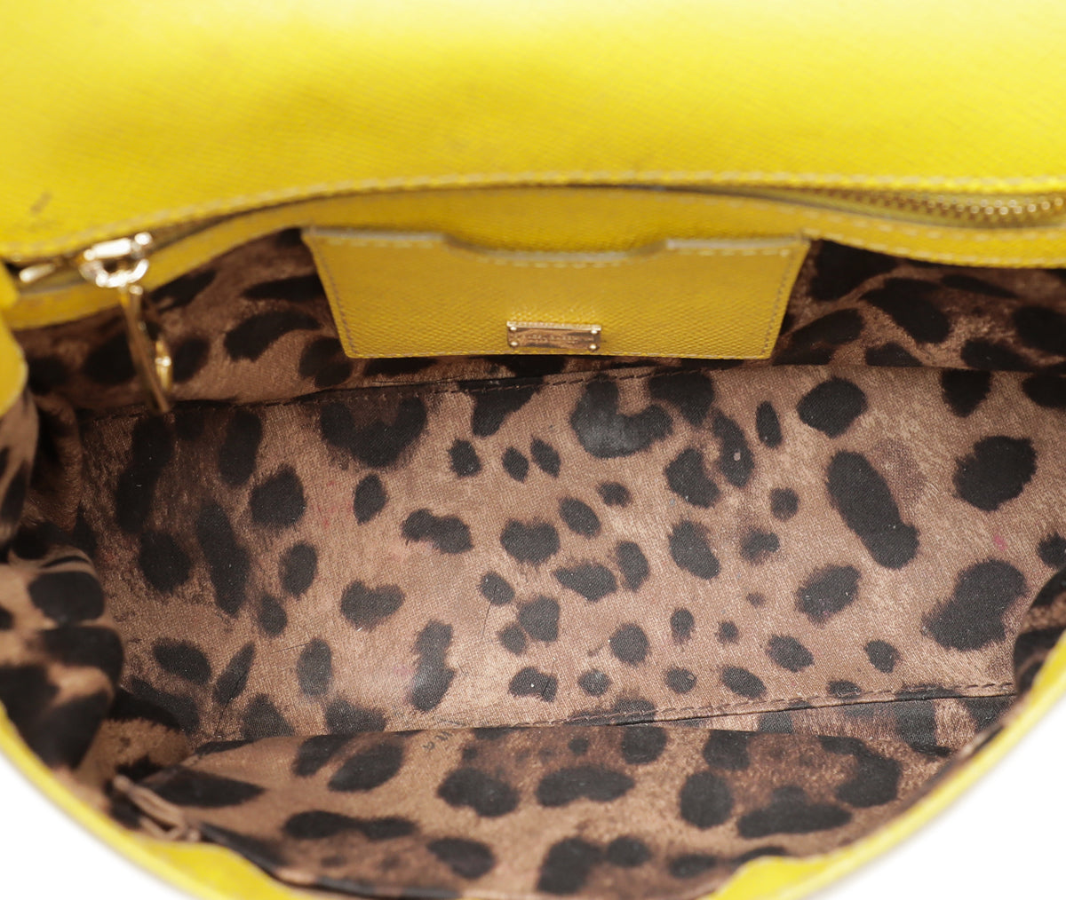 Dolce & Gabbana Yellow Sicily Medium Bag