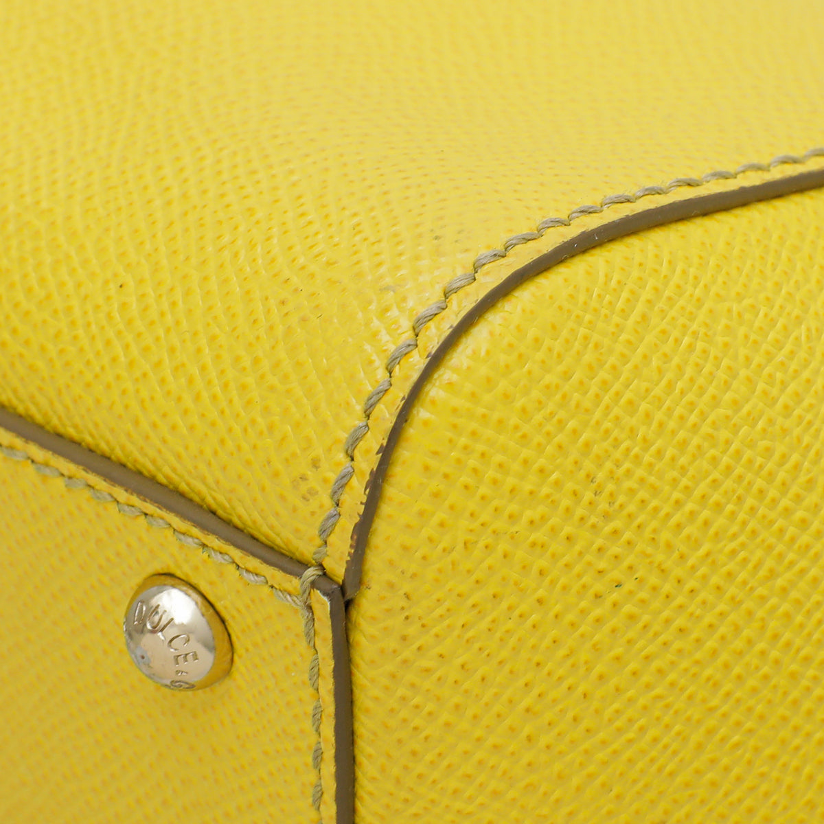 Dolce & Gabbana Yellow Sicily Medium Bag