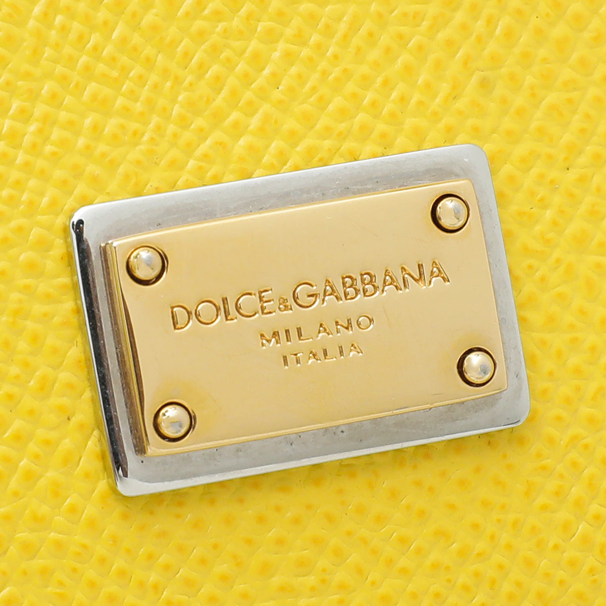 Dolce & Gabbana Yellow Sicily Medium Bag