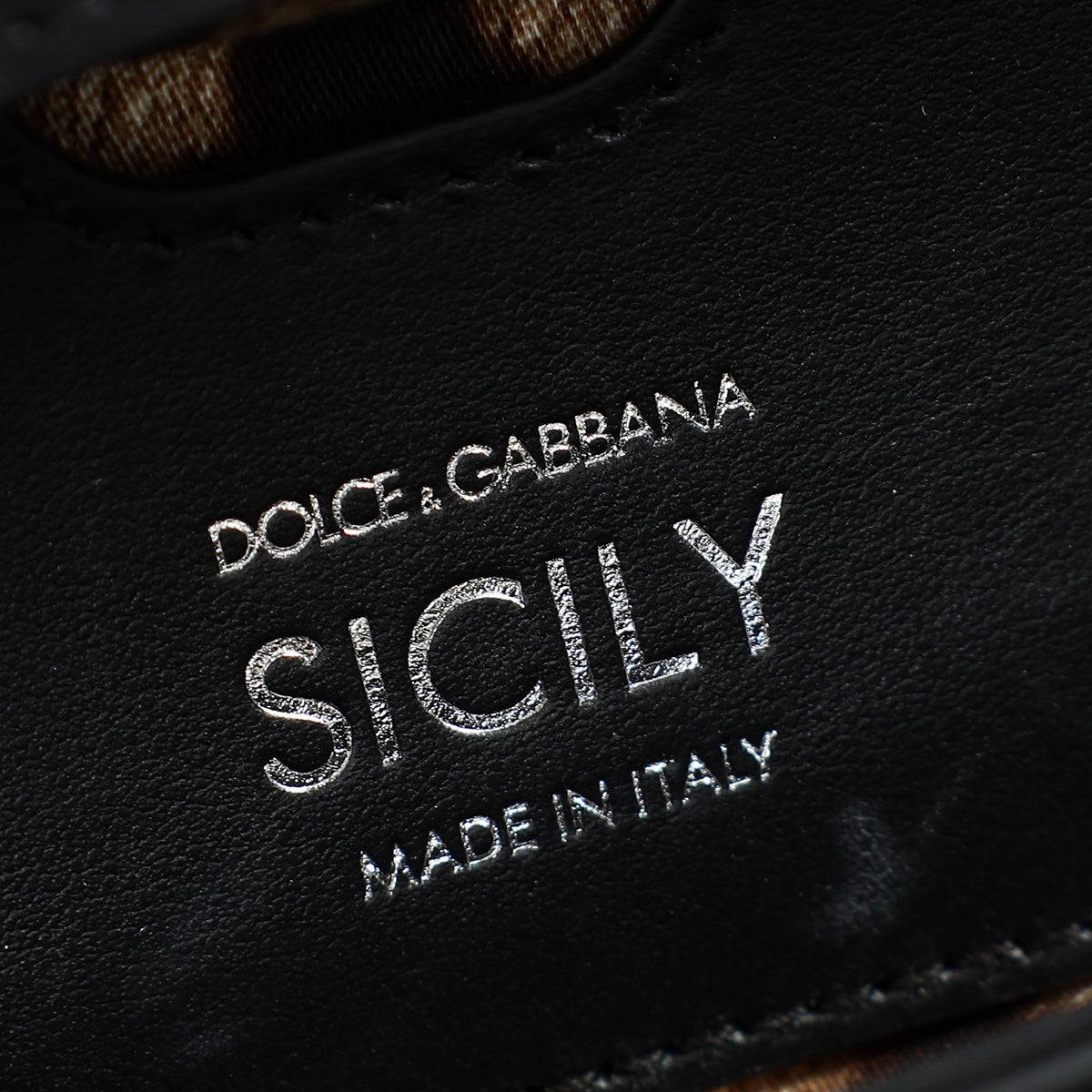 Dolce & Gabbana Black Sicily Small Bag