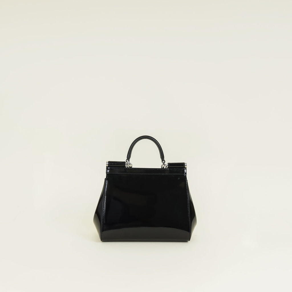 Dolce & Gabbana Black Sicily Small Bag