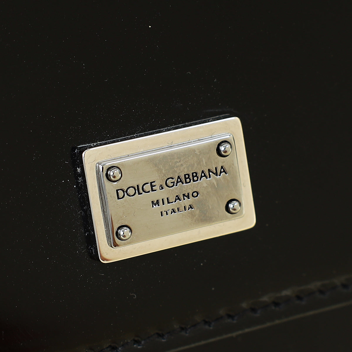 Dolce & Gabbana Black Sicily Small Bag