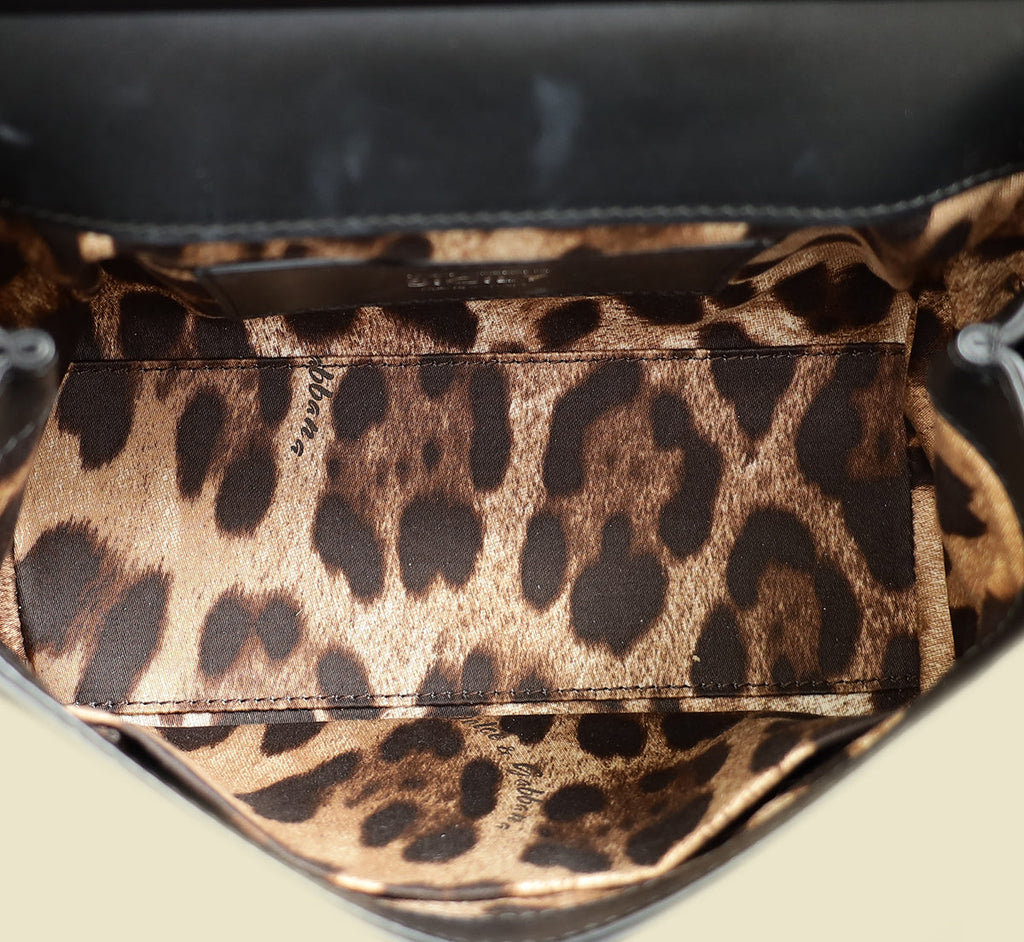 Dolce & Gabbana Black Sicily Small Bag