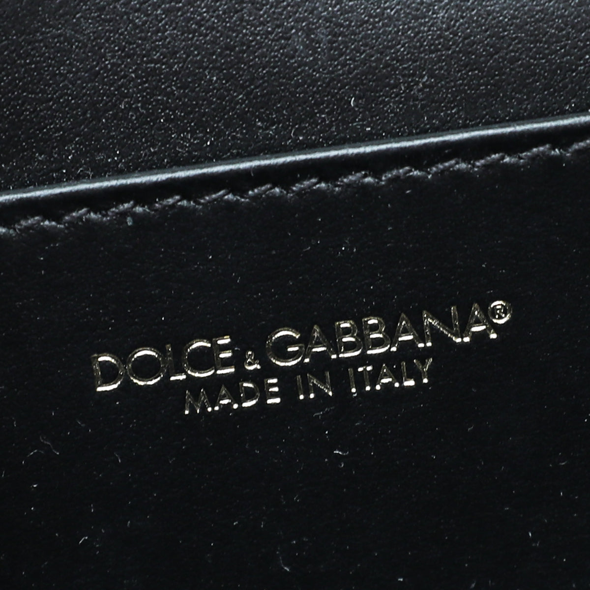 Dolce & Gabbana Black DG 3.5 Polished Phone Chain Bag