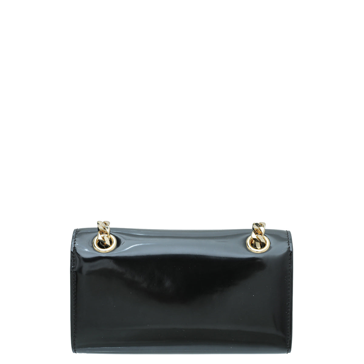 Dolce & Gabbana Black DG 3.5 Polished Phone Chain Bag