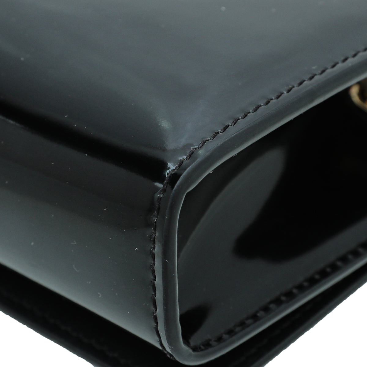 Dolce & Gabbana Black DG 3.5 Polished Phone Chain Bag