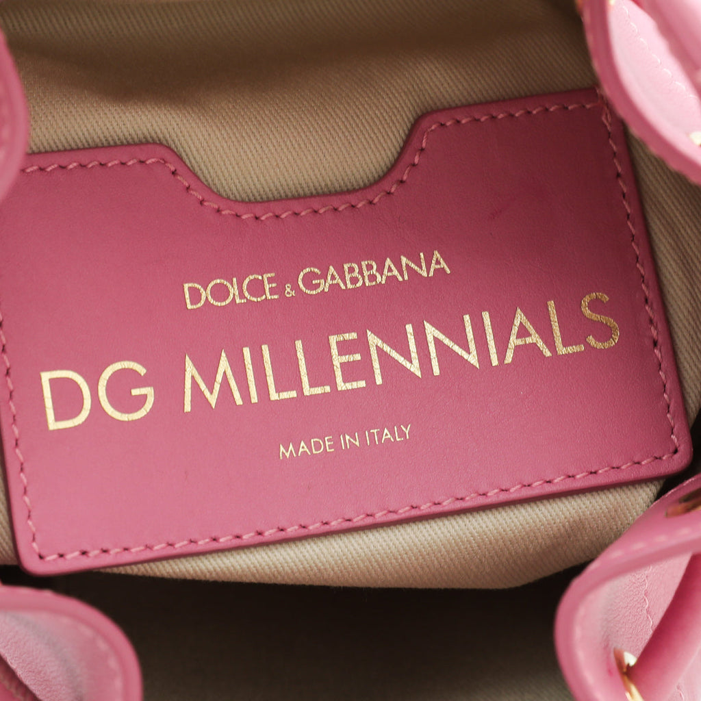 Dolce & Gabbana Pink DG Millenials Bucket Bag