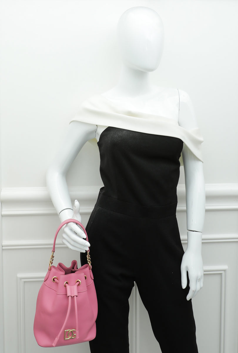 Dolce & Gabbana Pink DG Millenials Bucket Bag