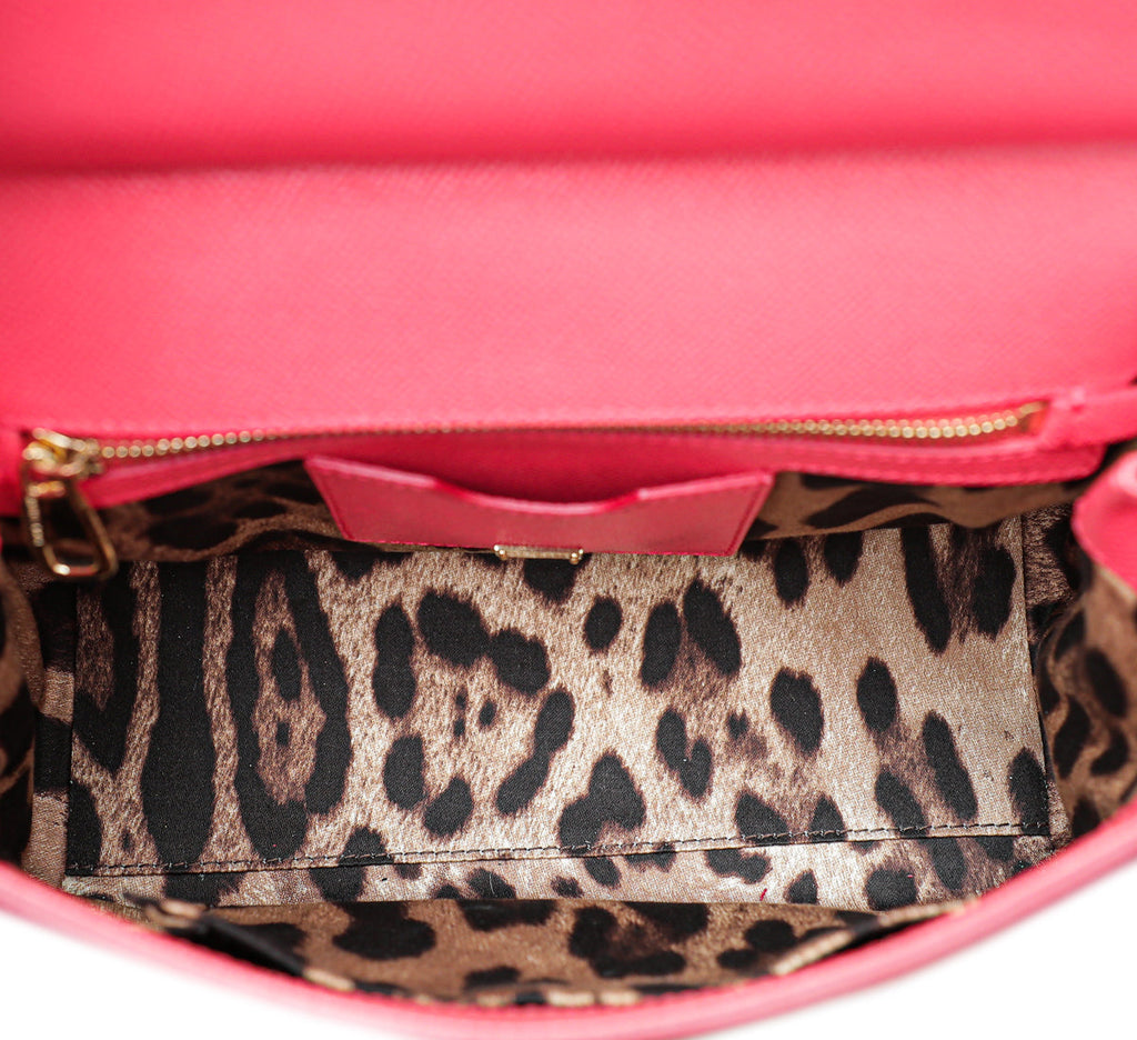 Dolce & Gabbana Watermelon Dauphine Sicily Medium Bag