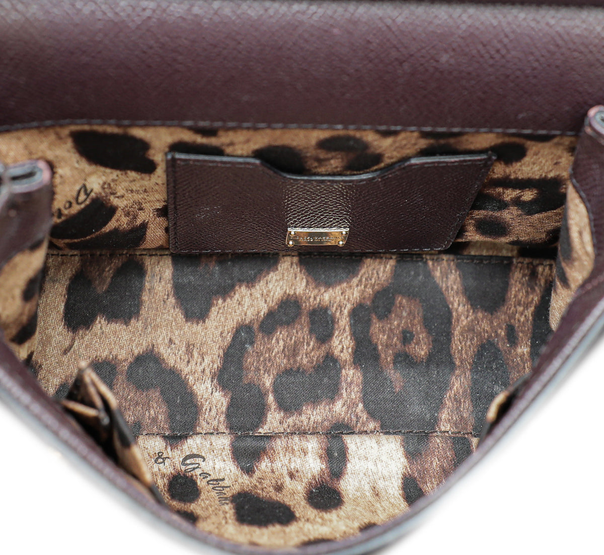 Dolce & Gabbana Prune Dauphine Sicily Small Bag