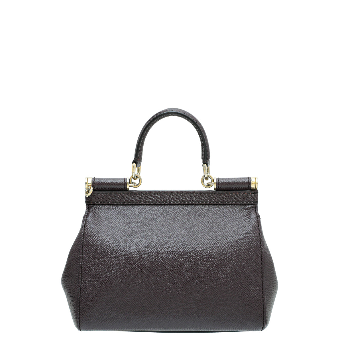 Dolce & Gabbana Prune Dauphine Sicily Small Bag