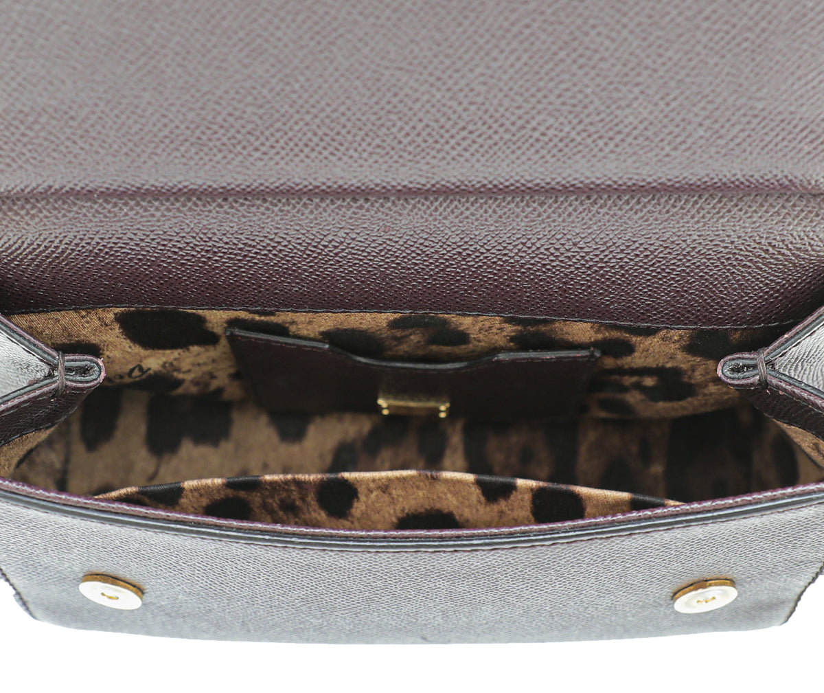 Dolce & Gabbana Prune Dauphine Sicily Small Bag