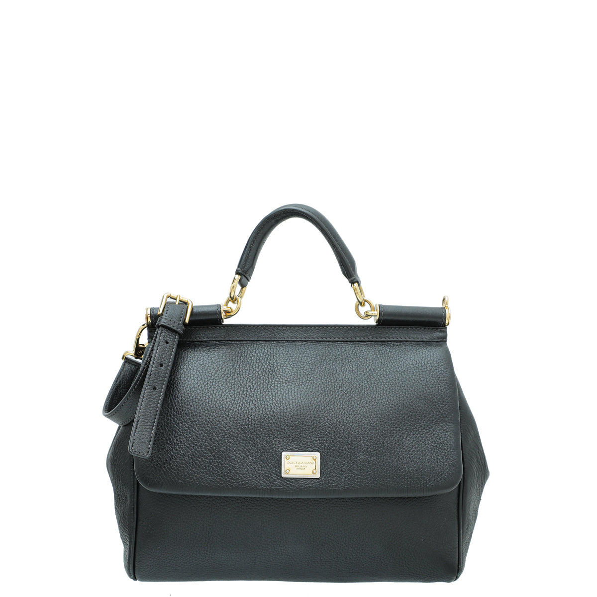 Dolce & Gabbana Black Sicily Large Bag