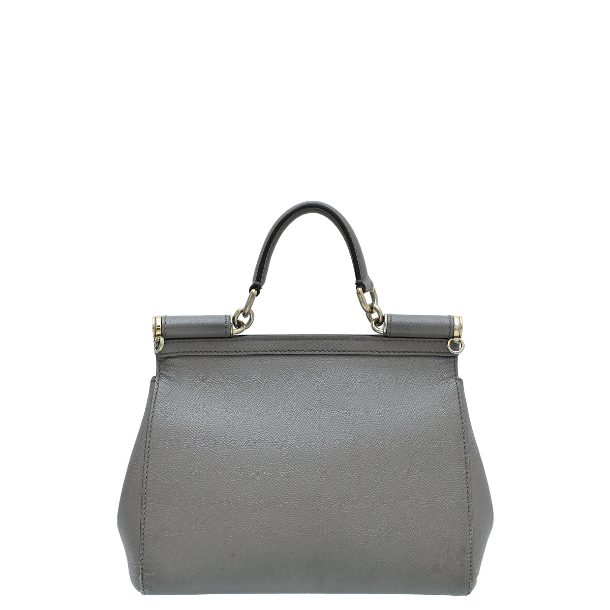 Dolce & Gabbana Grey Dauphine Sicily Medium Bag