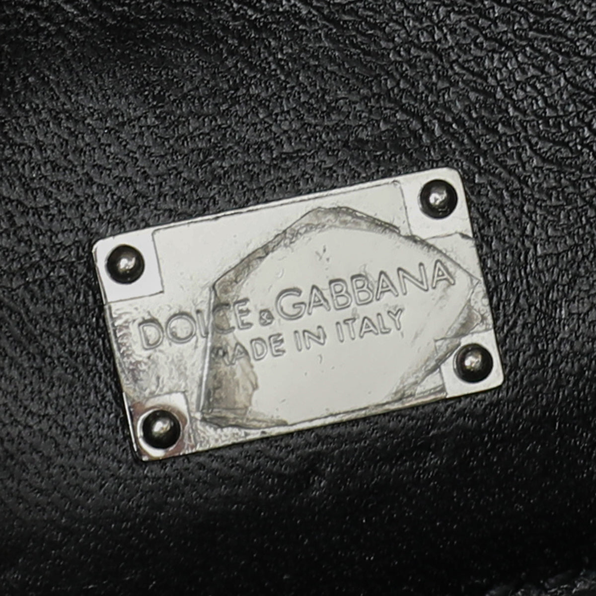 Dolce & Gabbana Black Miss Monica Medium Top Handle Bag