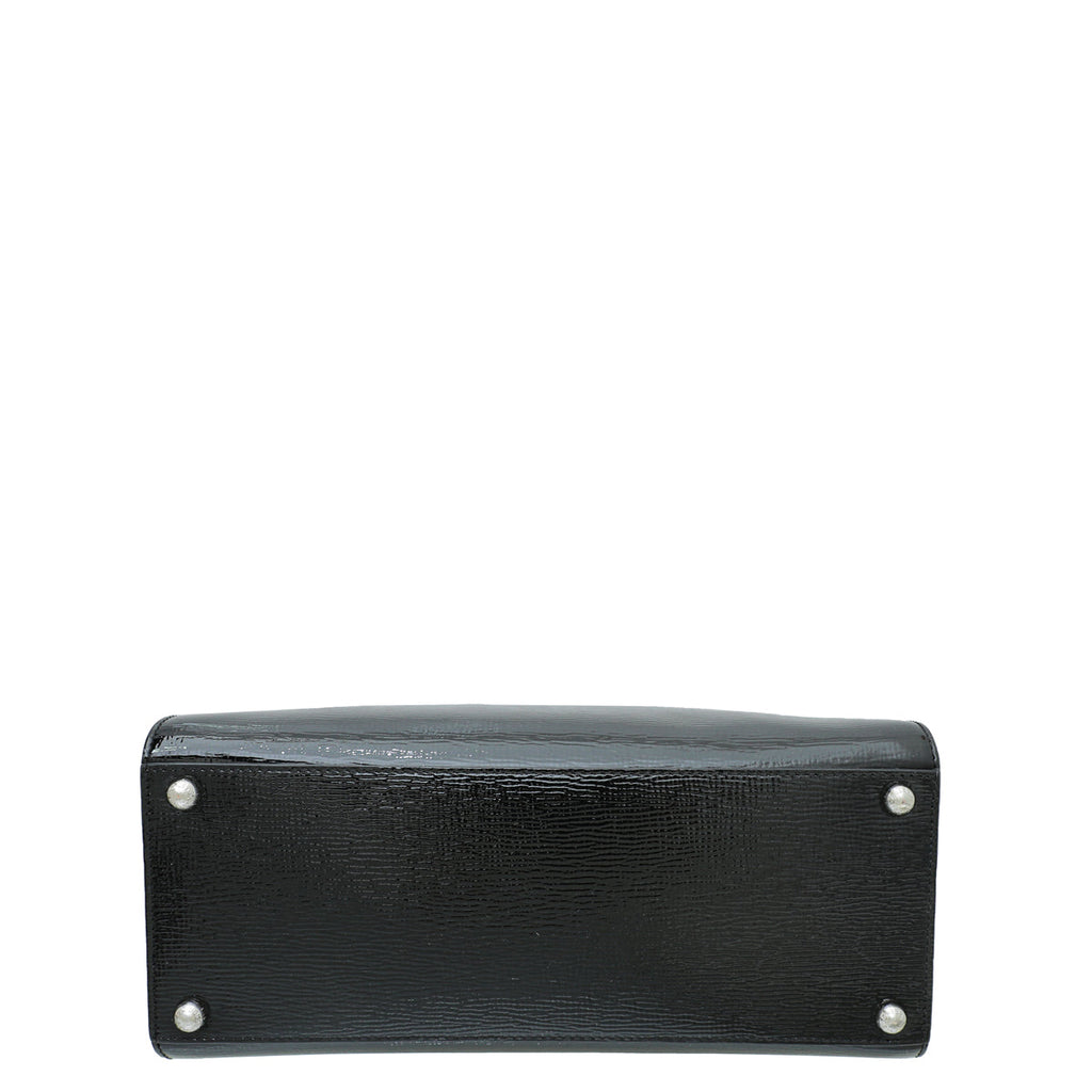 Dolce & Gabbana Black Miss Monica Medium Top Handle Bag